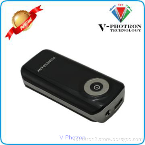 5200mah portable power bank with plastic housing